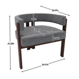 Modern Accent Teddy Upholstered Armchair - Furniture Home Direct