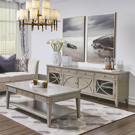 Dauphin - Accent Cabinet - Gray Cashmere - Furniture Home Direct