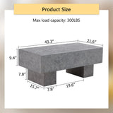 Modern Simple Marble Texture Coffee Table - Furniture Home Direct