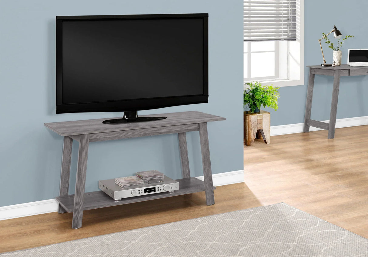TV Stand, Console, Media Entertainment Center, Storage Shelves, Contemporary & Modern - Furniture Home Direct