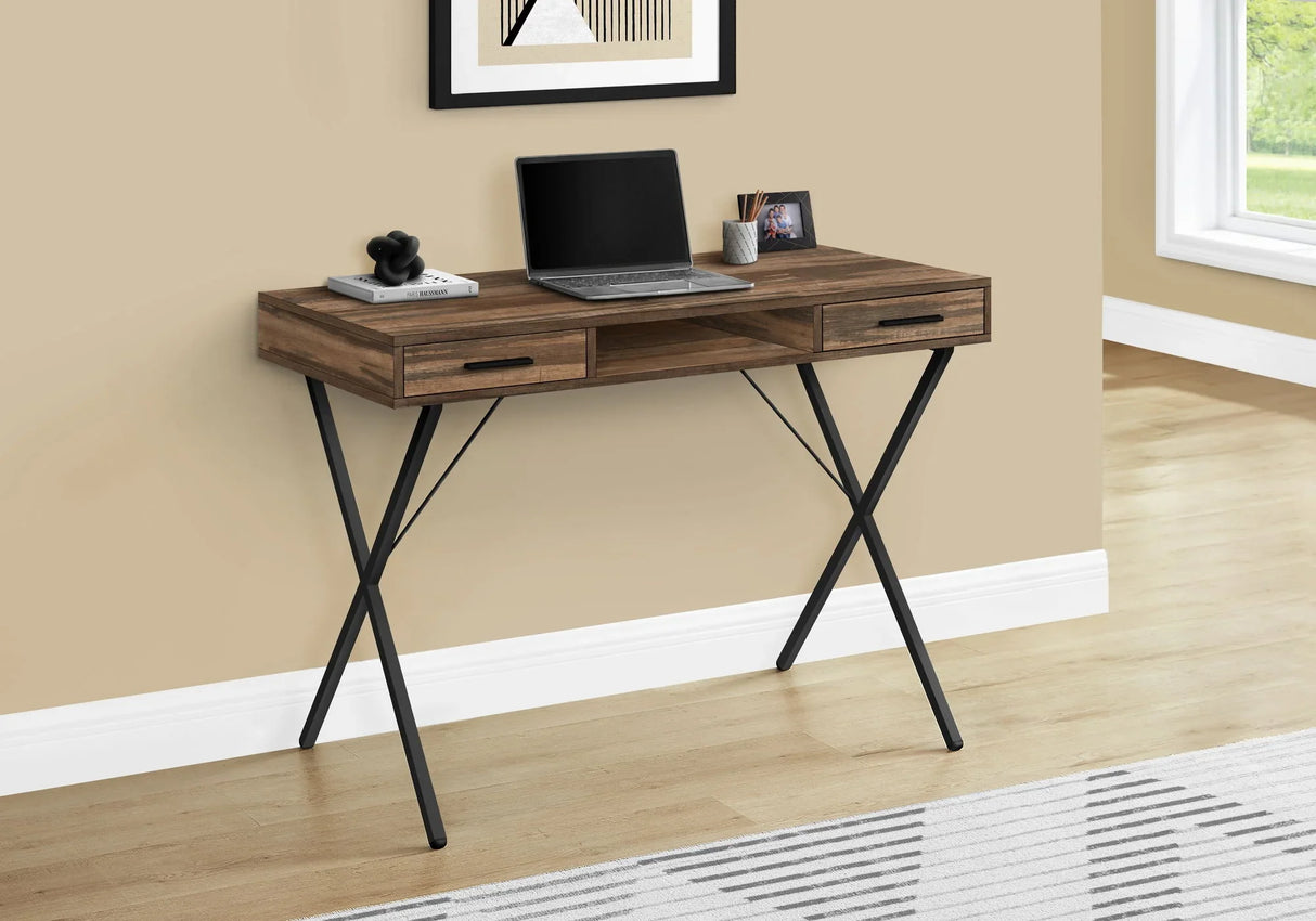 Computer Desk, Home Office, Laptop, Left / Right Set-Up, Storage Drawers, Work, Contemporary, Modern - Furniture Home Direct