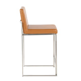 Fuji - Contemporary High Back Barstool (Set of 2) - Furniture Home Direct