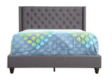 Nailhead Bed Transitional Vibrant - Furniture Home Direct