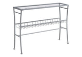 Accent Console Table For Entryway, Contemporary & Modern - Silver - Furniture Home Direct