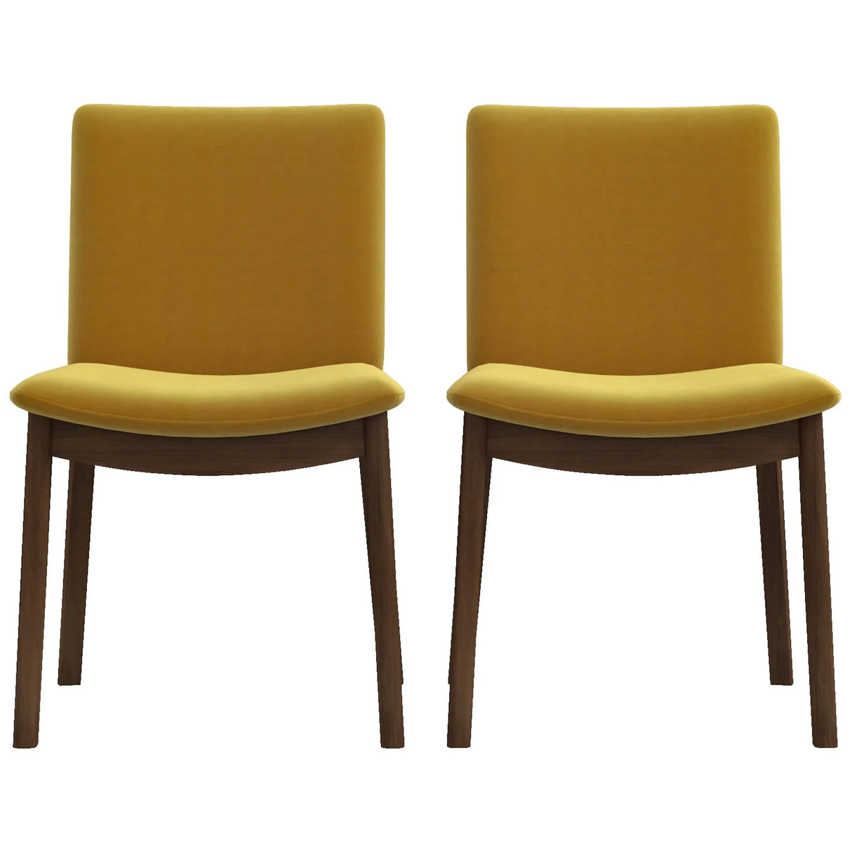 Laura - Mid-Century Modern Solid Wood Dining Chair (Set of 2) - Furniture Home Direct