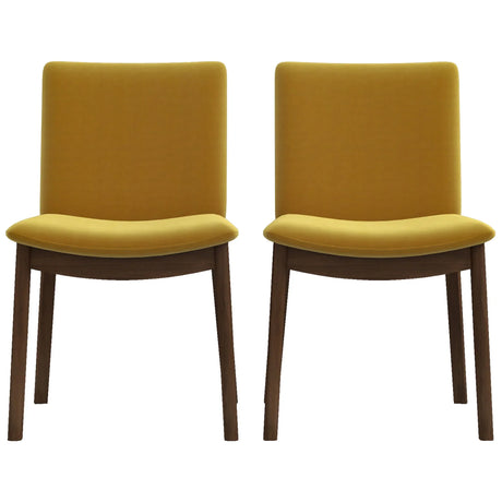 Laura - Mid-Century Modern Solid Wood Dining Chair (Set of 2) - Furniture Home Direct