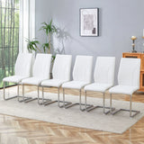 Modern Dining Chairs With High Backrest And Sturdy Legs - Furniture Home Direct