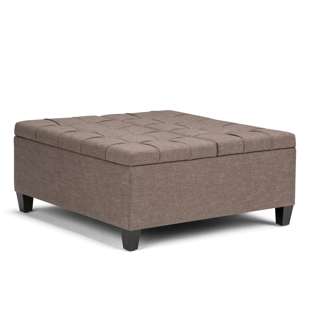Harrison - Upholstered Coffee Table Storage Ottoman - Furniture Home Direct