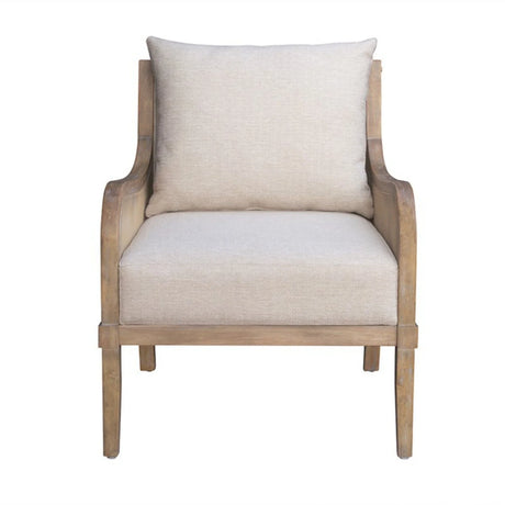 Lily Pond - Accent Chair With Removable Back Cushion - Beige / Natural - Furniture Home Direct