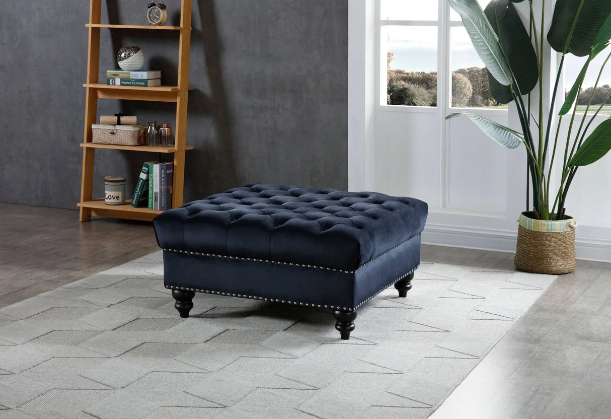 Soft Charming Traditional Ottoman - Furniture Home Direct