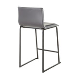 Mara - Upholstered Contemporary Counter Stool (Set of 2) - Furniture Home Direct
