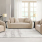 Keith - Chenille 3 Piece Living Room Set (Comes With Matching Color Toss Pillows) - Furniture Home Direct