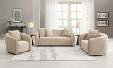 Keith - Chenille 3 Piece Living Room Set (Comes With Matching Color Toss Pillows) - Furniture Home Direct