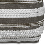 Sommer - Handcrafted Square Pouf - Furniture Home Direct