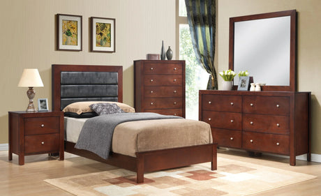 Transitional Modern Design Bed - Furniture Home Direct