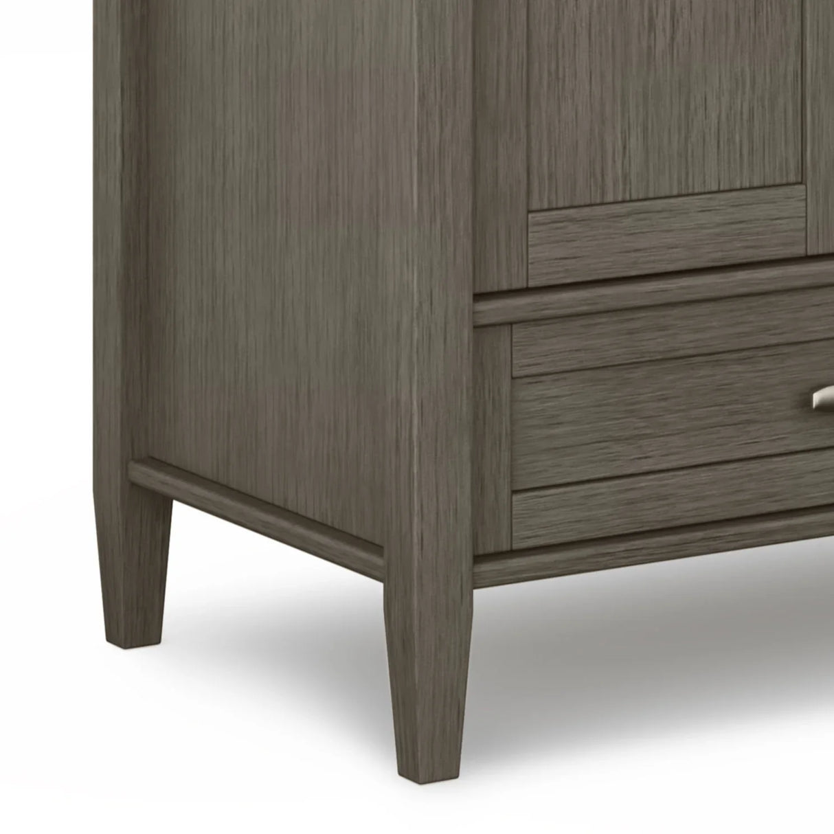 Warm Shaker - TV Media Stand Handcrafted - Furniture Home Direct