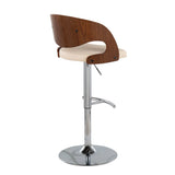 Pino - Mid Century Modern Adjustable Barstool With Swivel - Furniture Home Direct