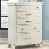 6 Drawer Chest - White - Furniture Home Direct