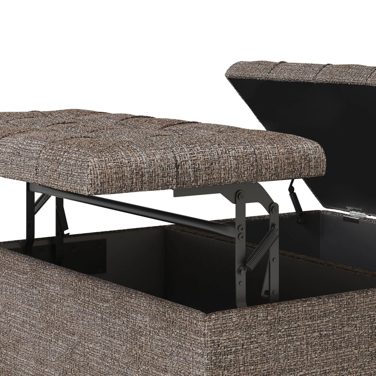 Harrison - Upholstered Coffee Table Storage Ottoman - Furniture Home Direct