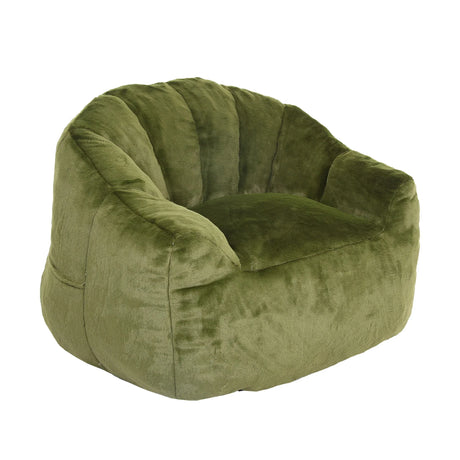 Beanbag Chair, Beanbag Sofa Chair With Armrests Stuffed High Density Foam - Furniture Home Direct