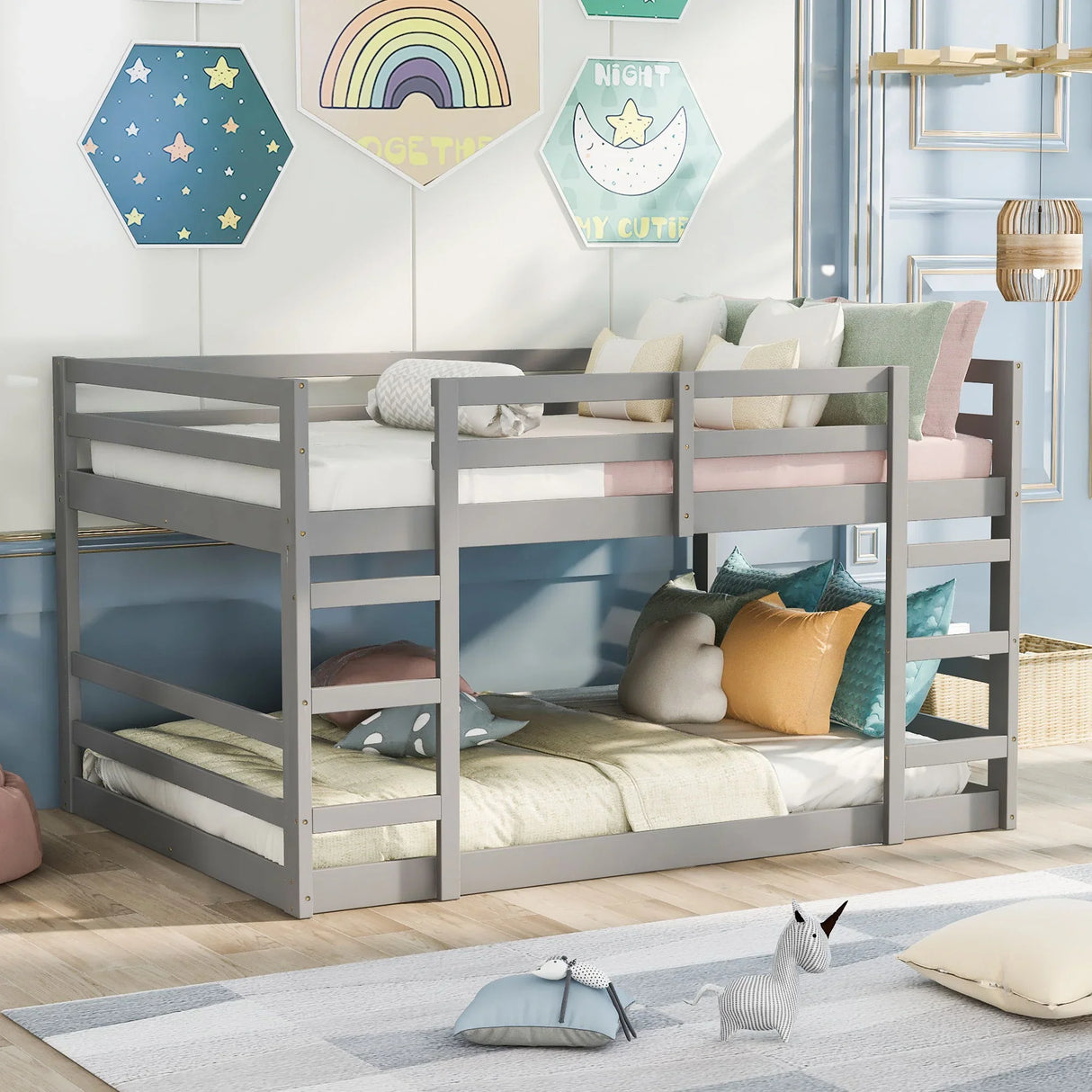 Solid Construction, Bunk Bed With Ladder - Furniture Home Direct