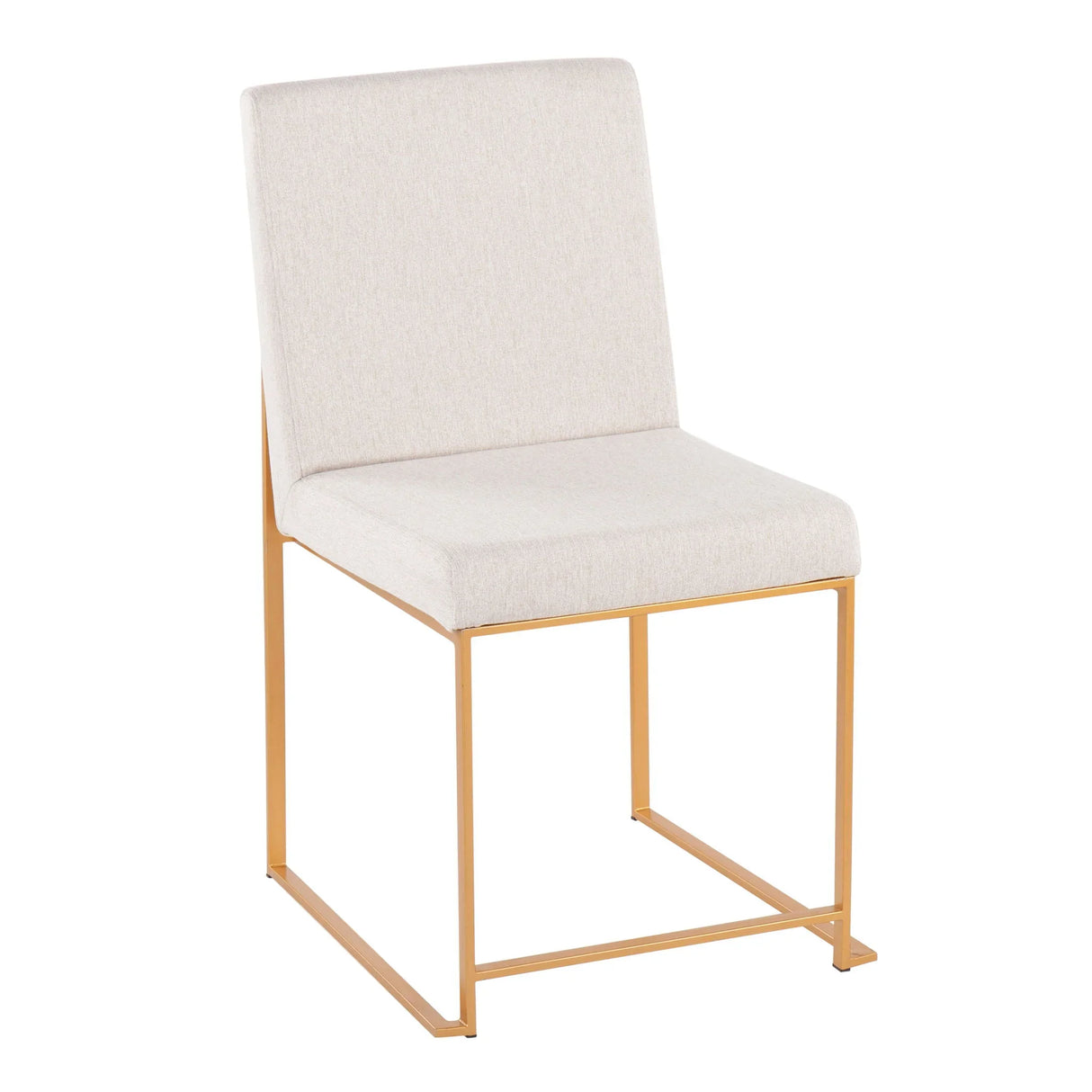 Fuji - Contemporary Stylish Frame, High Back Dining Chair (Set of 2) - Furniture Home Direct