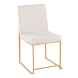 Fuji - Contemporary Stylish Frame, High Back Dining Chair (Set of 2) - Furniture Home Direct