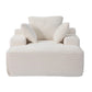 Oversized Chaise Lounge Chair Cozy Cloud Couch With 3 Throw Pillows And Wide Armrest - Furniture Home Direct
