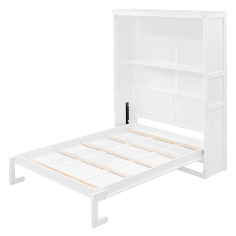 Murphy Wall Bed With Shelves, Space Saving - Furniture Home Direct