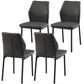 Dining Chairs Living Room Chair Modern Kitchen Armless Side Chair With Metal Legs - Furniture Home Direct