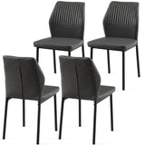 Dining Chairs Living Room Chair Modern Kitchen Armless Side Chair With Metal Legs - Furniture Home Direct