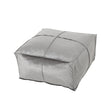 Nati - Square Pouf Ottoman And Floor Cushion - Smoke - Furniture Home Direct