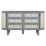 Murphy Bed With Hidden Storage & Modern Woven Design - Furniture Home Direct