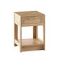 15.75" Rattan End Table With Drawer, Modern Nightstand, Side Table For Living Room, Bedroom - Furniture Home Direct