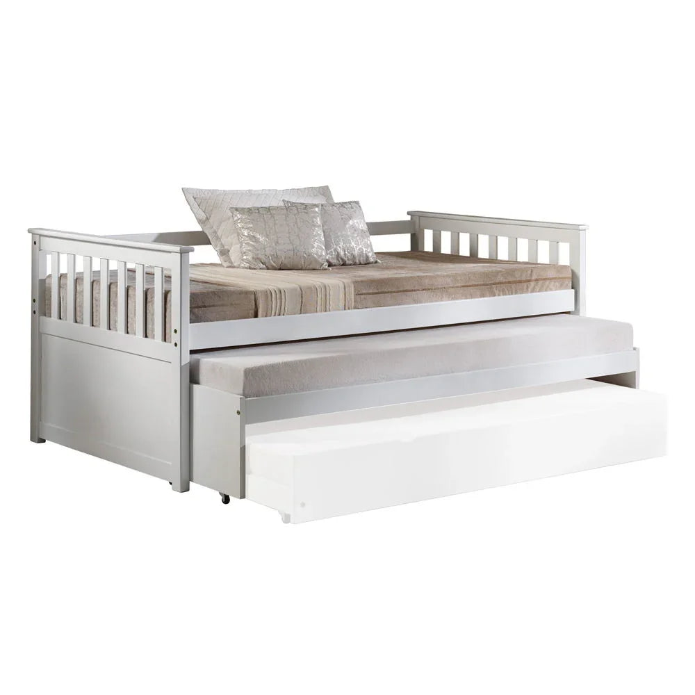 Cominia - Twin Daybed (Trundle Not Included, Bed Only, No Storage) - White - Furniture Home Direct