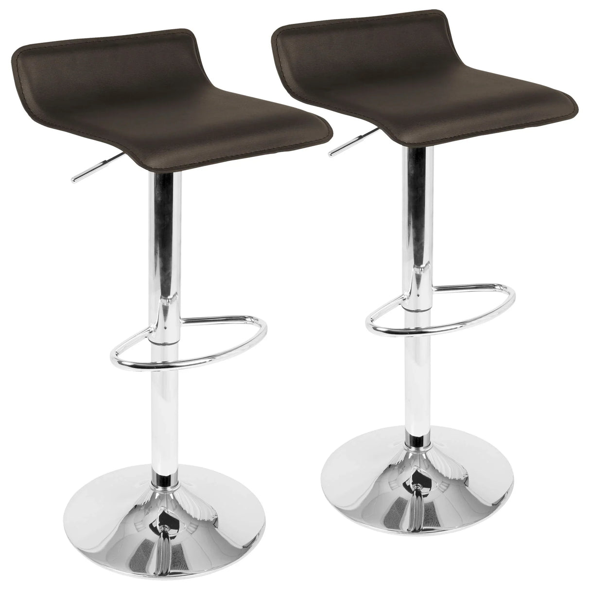 Ale - Contemporary Adjustable Barstool (Set of 2) - Furniture Home Direct