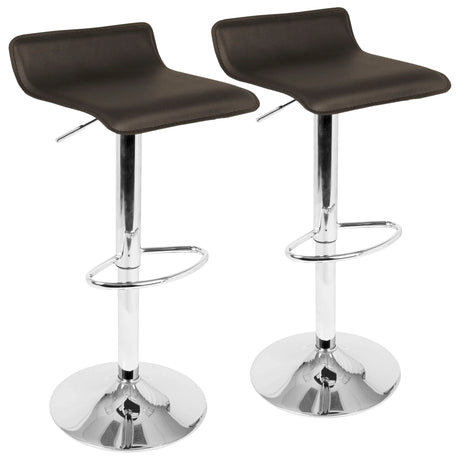 Ale - Contemporary Adjustable Barstool (Set of 2) - Furniture Home Direct