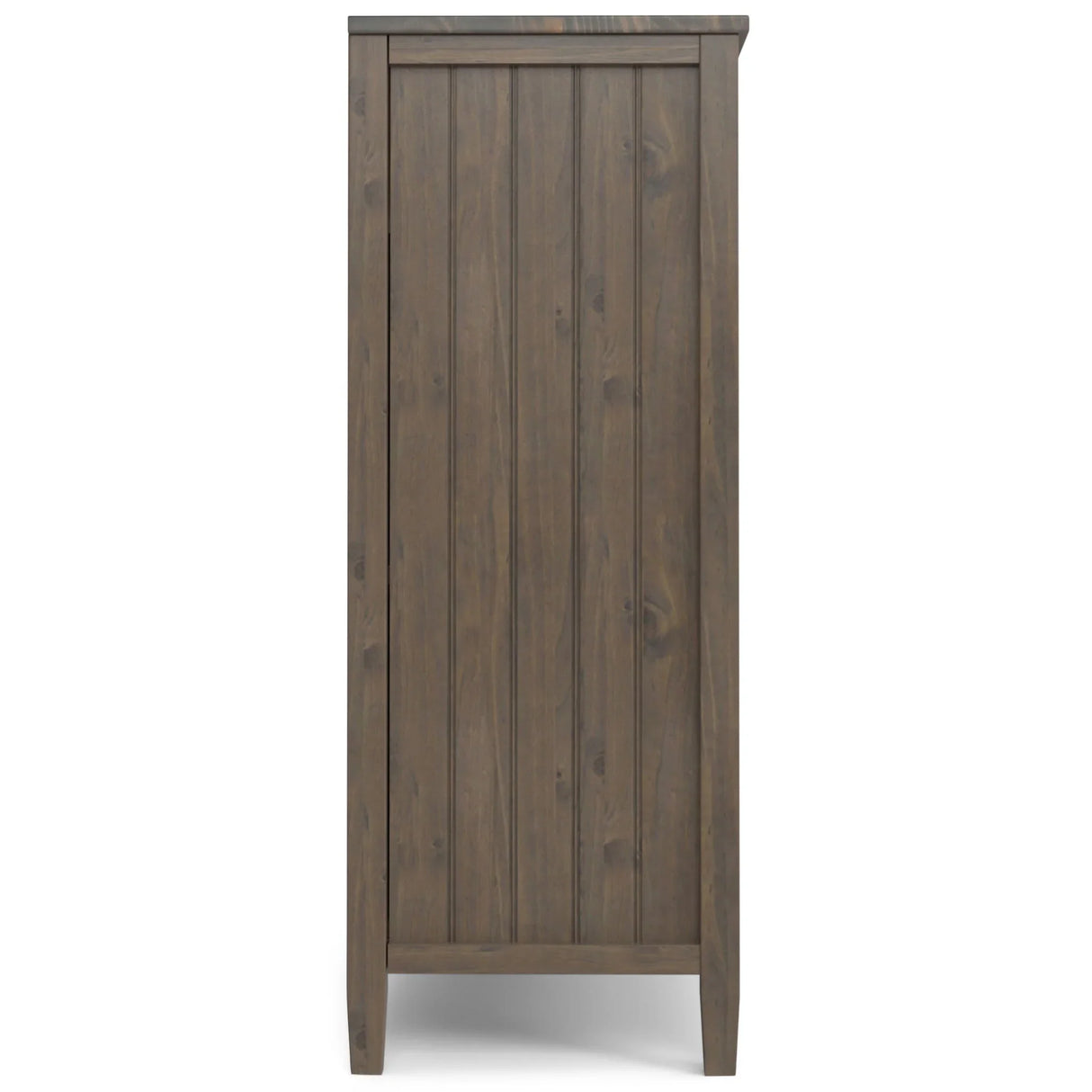 Lev - Medium Storage Cabinet - Smoky Brown - Furniture Home Direct