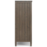Lev - Medium Storage Cabinet - Smoky Brown - Furniture Home Direct