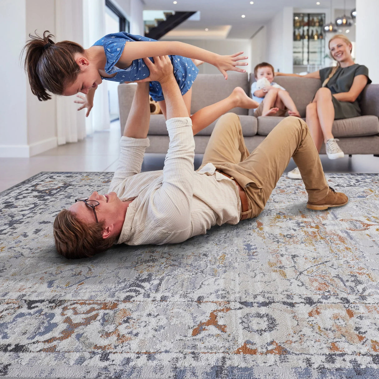 Payas - Trendy Traditional Area Rug - Furniture Home Direct