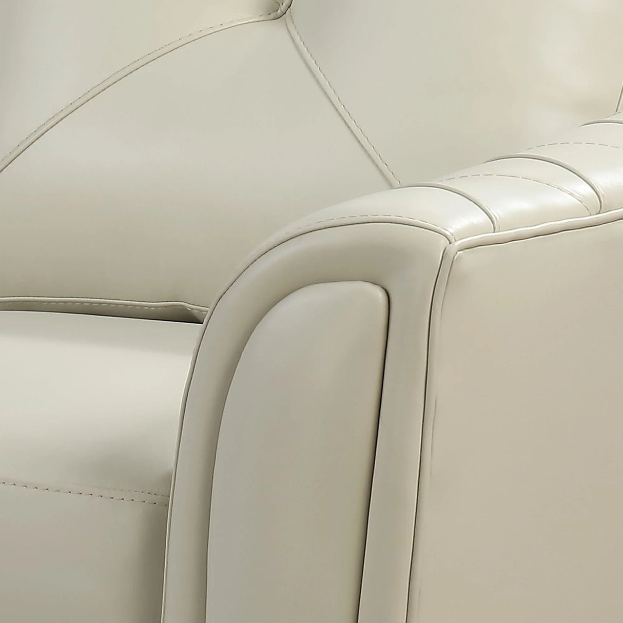 Modern Tufted Leather Sofa - Furniture Home Direct