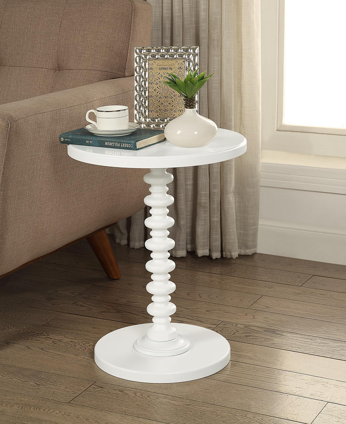 Acton - Accent Table - White - Furniture Home Direct