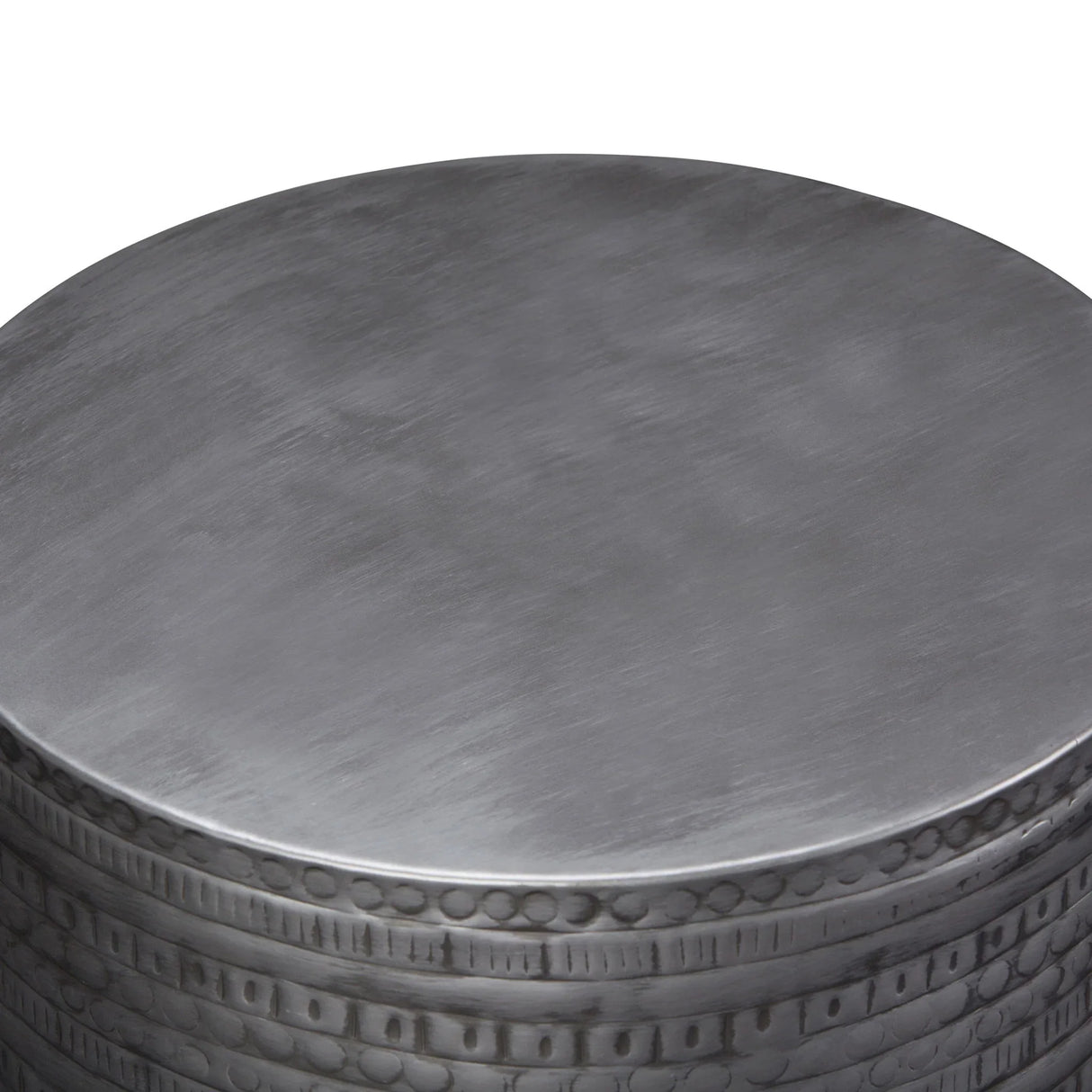 Johnsen - Handcrafted Large Metal Accent Table - Furniture Home Direct