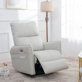 29.92" 270 Power Swivel Rocker Recliner Chair, Electric Glider Reclining Sofa With USB Ports, Power Swivel Glider, Rocking Chair Nursery Recliners For Living Room Bedroom - Furniture Home Direct
