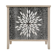 2 Door Carved Storage Cabinet With Adjustable Shelf, Accent Furniture - Furniture Home Direct