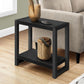 Accent Side Table, Narrow, Small, 2 Tier, Contemporary And Modern - Furniture Home Direct
