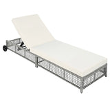 Outdoor Lounge Chair - Beige - Furniture Home Direct