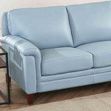Westcott - Leather Loveseat - Furniture Home Direct