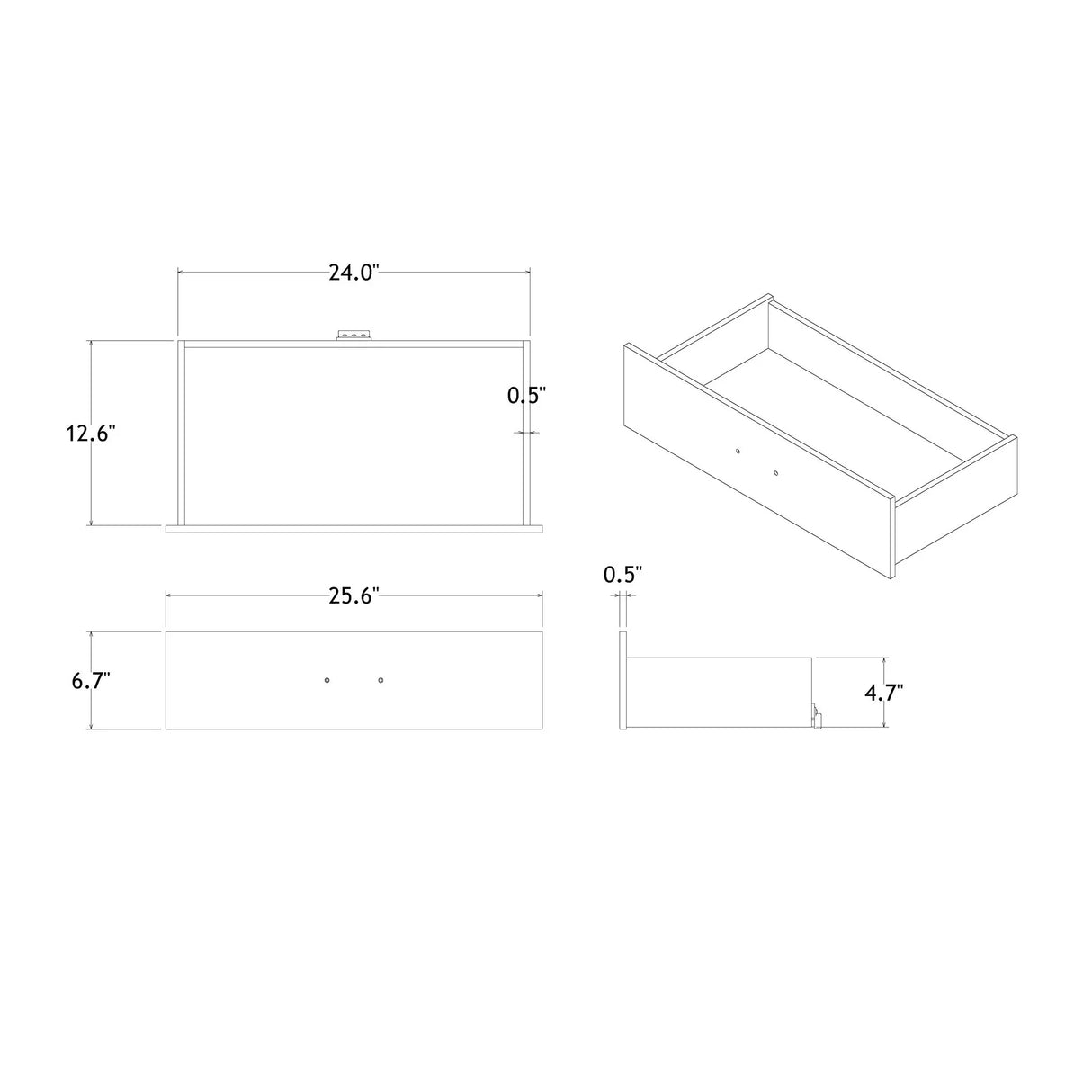Charlston - Dresser With LED - Furniture Home Direct