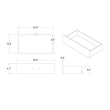 Charlston - Dresser With LED - Furniture Home Direct
